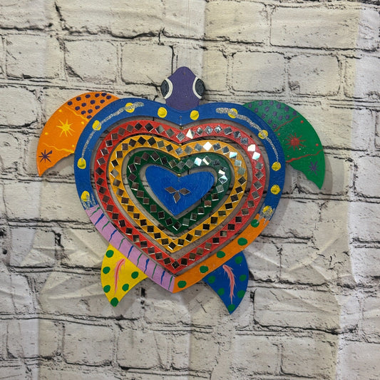 30cm Colourful Turtle Hanging With Mirrors Window Suncatcher Beads Indoor Mobile