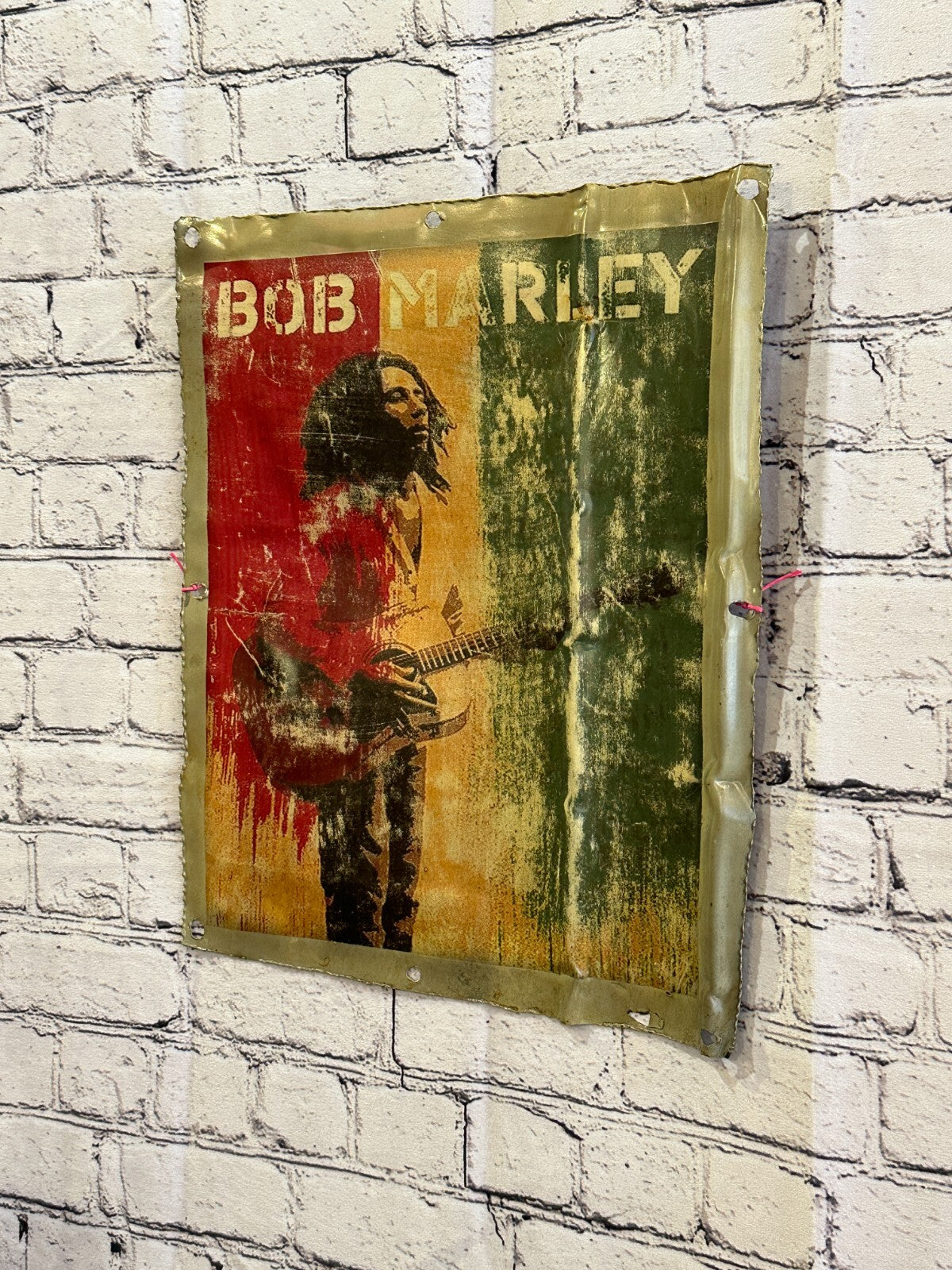 Bob Marley Reggie Poster Advert Wall Plaque 42cm x 36cm Vintage Retro Tin Sign