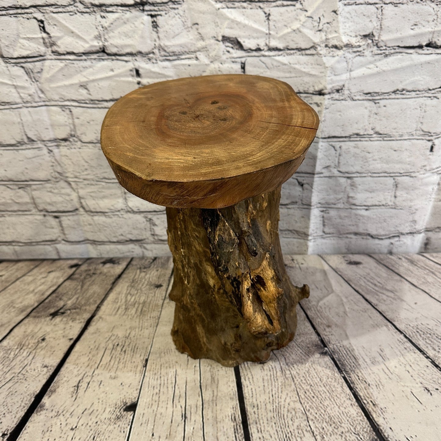 31cm x 26cm Teak Root Wood Mushroom Coffee Table Side Table Home Furniture No 9