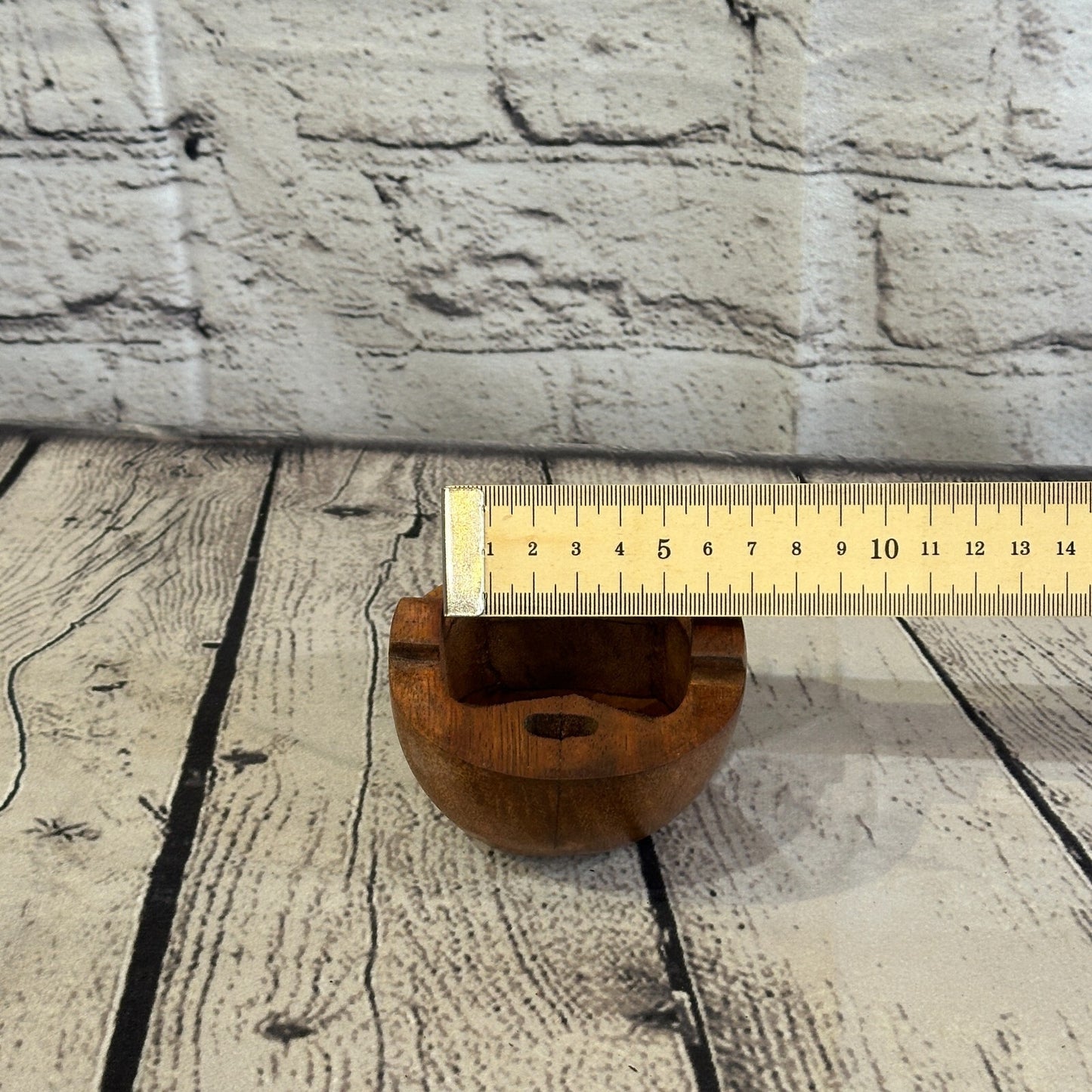 Carved Apple Stem Leaf 4 Bit Wooden Puzzle Box Secret Box Magic Trinket Handmade
