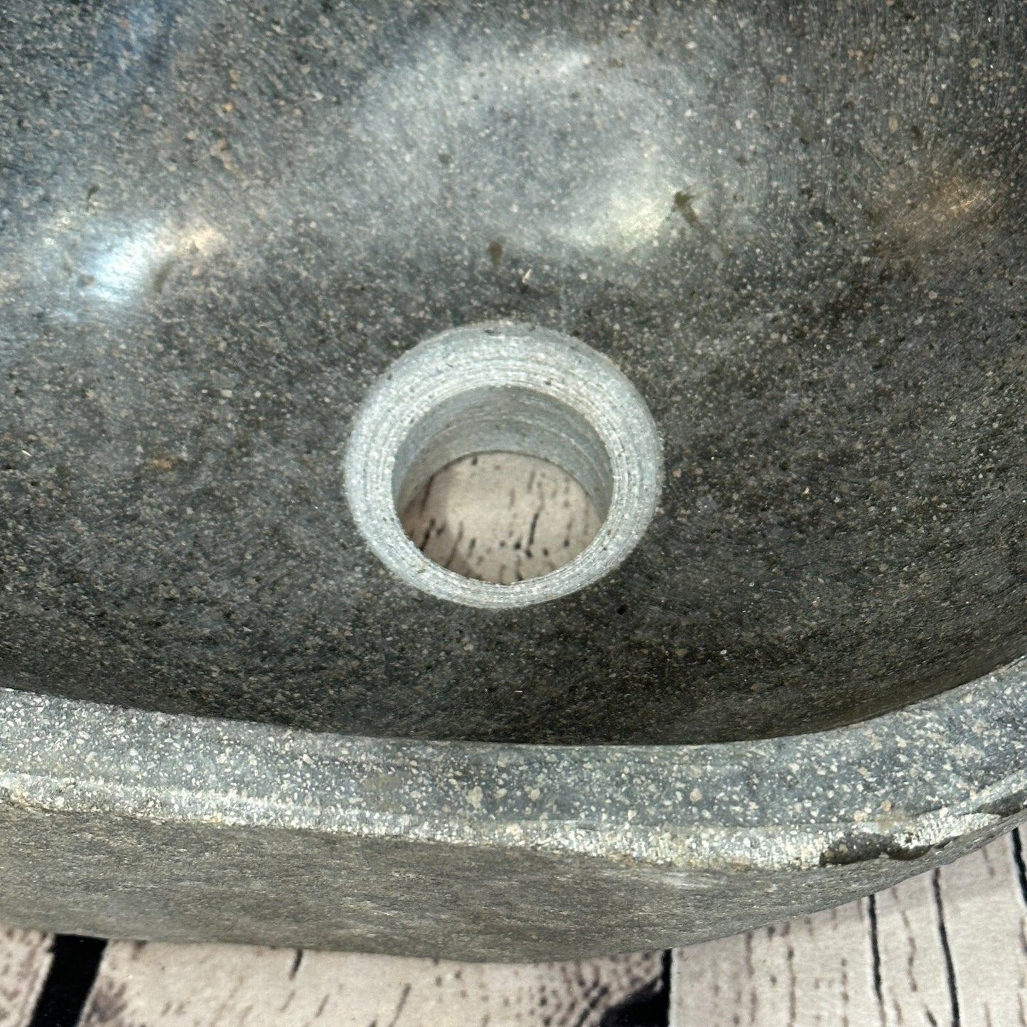 29cm x 24cm River Stone Sink Basin Bowl Natural for Bathroom Washroom Oval No 32
